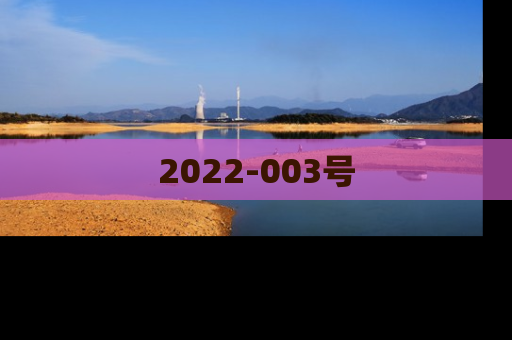 2022-003号