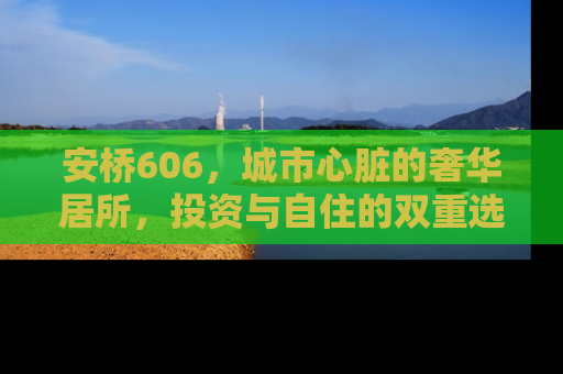 安桥606，城市心脏的奢华居所，投资与自住的双重选择