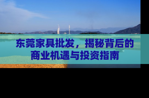 东莞家具批发，揭秘背后的商业机遇与投资指南