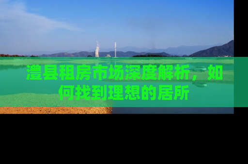澧县租房市场深度解析，如何找到理想的居所