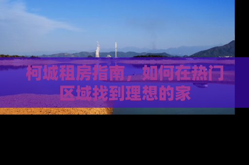 柯城租房指南，如何在热门区域找到理想的家