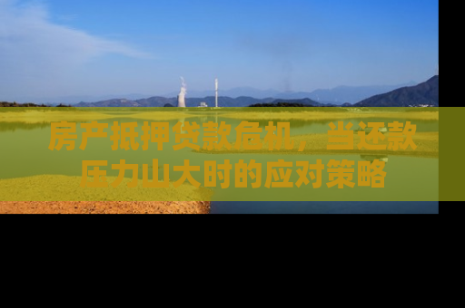 房产抵押贷款危机，当还款压力山大时的应对策略