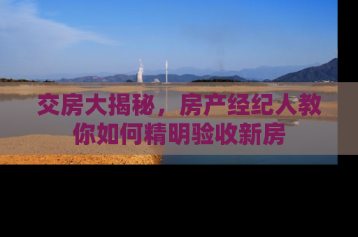 交房大揭秘，房产经纪人教你如何精明验收新房