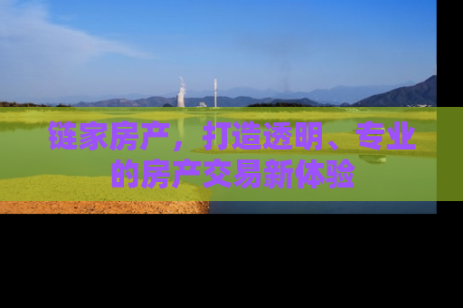 链家房产，打造透明、专业的房产交易新体验