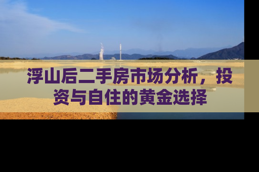 浮山后二手房市场分析，投资与自住的黄金选择