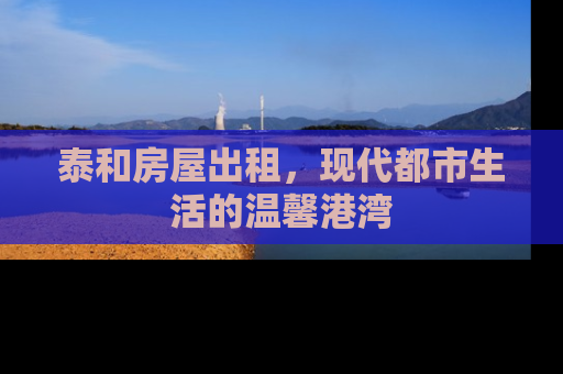 泰和房屋出租，现代都市生活的温馨港湾