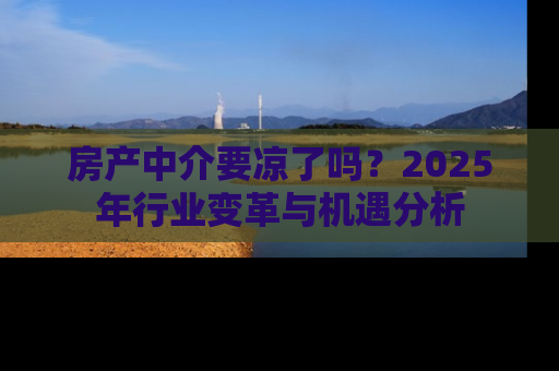 房产中介要凉了吗？2025年行业变革与机遇分析