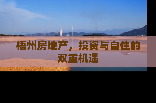 梧州房地产，投资与自住的双重机遇