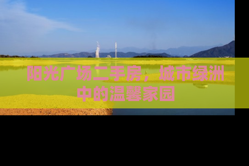 阳光广场二手房，城市绿洲中的温馨家园